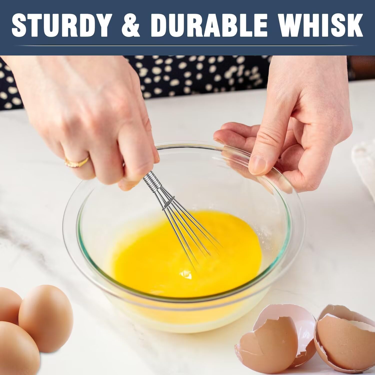 Mini whisks, Small Whisk 304 Stainless steel for Whisking 5",7 inch