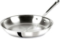 All-Clad D3 3-Ply Stainless Steel Fry Pan 12 Inch Induction Oven Broiler Safe 600F Pots and Pans, Cookware Silver
