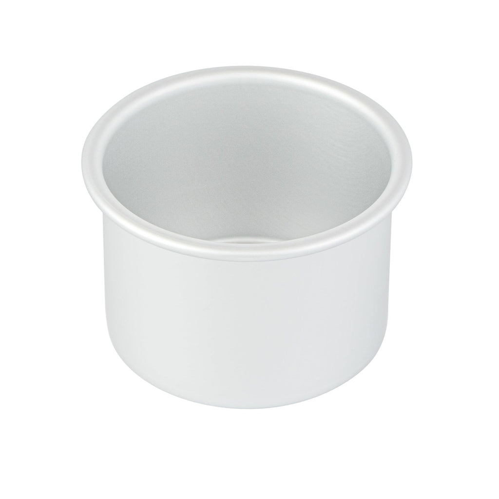 Restaurantware-Met Lux 4 x 3 Inch Straight-Sided Baking Tins, 12 Round Cake Pans - Oven-Ready, Freezable, Anodized Aluminum Round Baking Pans, Greaseproof, For Layer Birthday Cakes