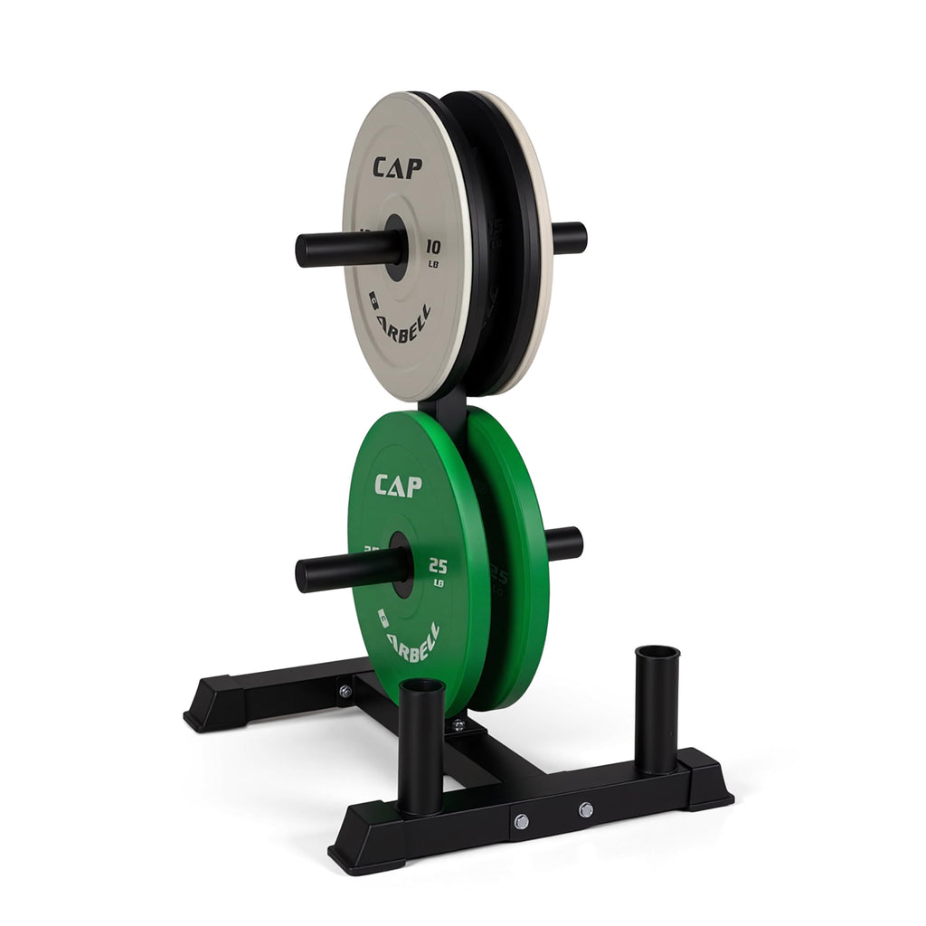 CAP 260lb Competition Olympic Bumper Plate Weight Set