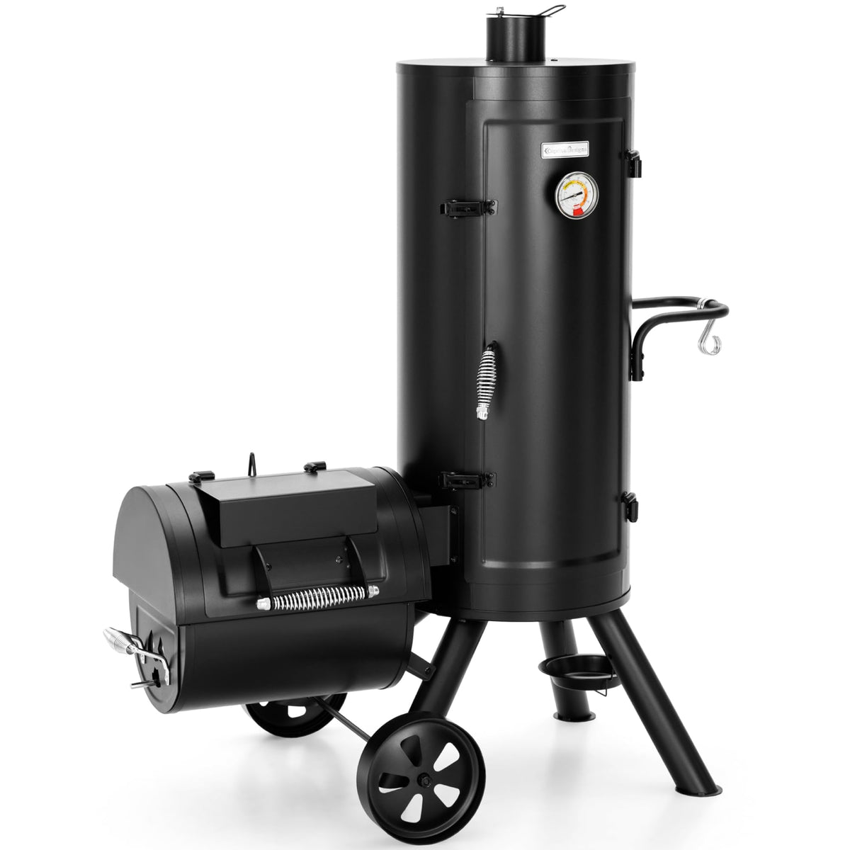 Sophia & William Charcoal Grill with Offset Smoker 512 Square Inches