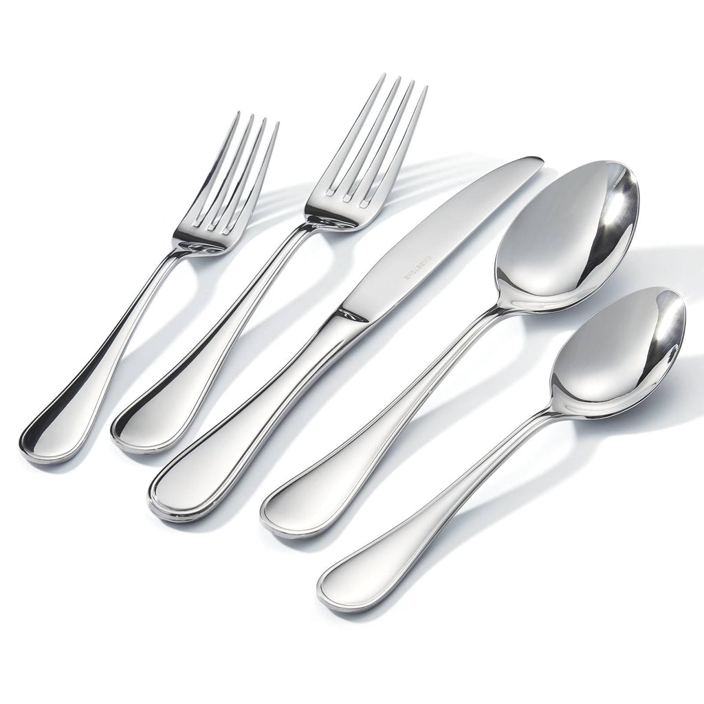 48 Piece Silverware Set for 8 with Steak Knives, 18/10 Stainless Steel