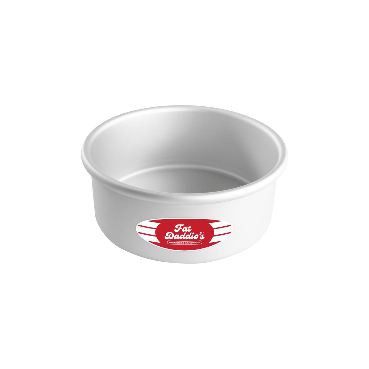 Fat Daddio's Anodized Aluminum Round Cake Pans, 2 Piece Set, 5 x 2 Inch