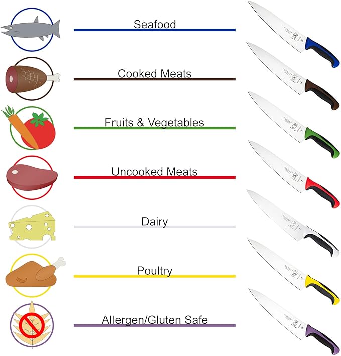Mercer Culinary Millennia Color Handle Cutlery 3" Slim Paring Knife Red
