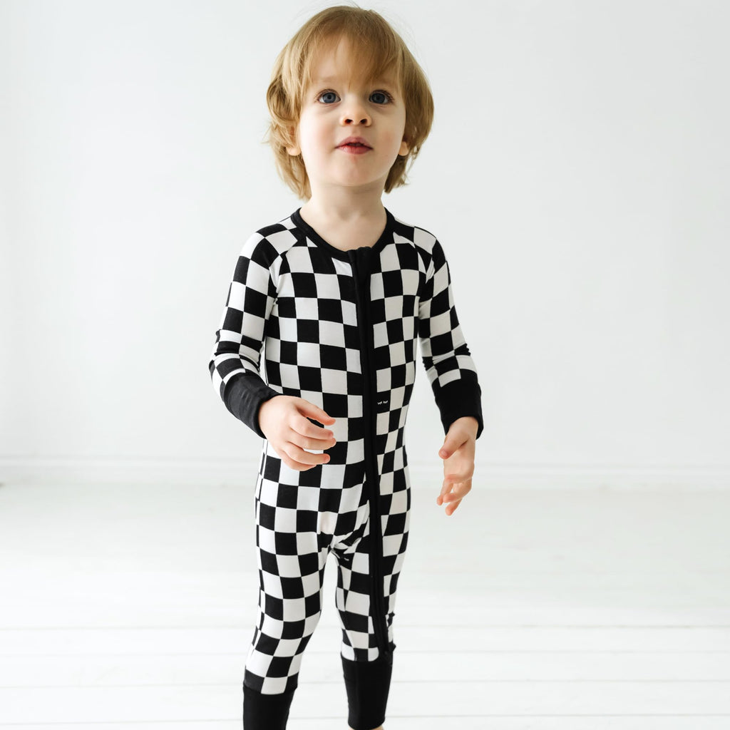 Little Sleepies Baby Pajamas, Cool Checks, Newborn