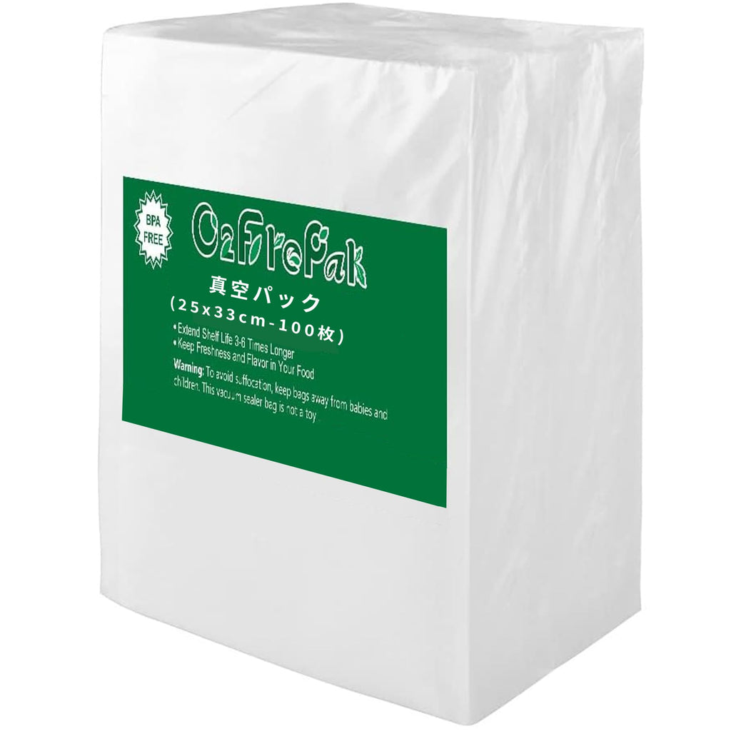 O2frepak Quart 8"x12" Vacuum Sealer Bags 400ct for Food Storage