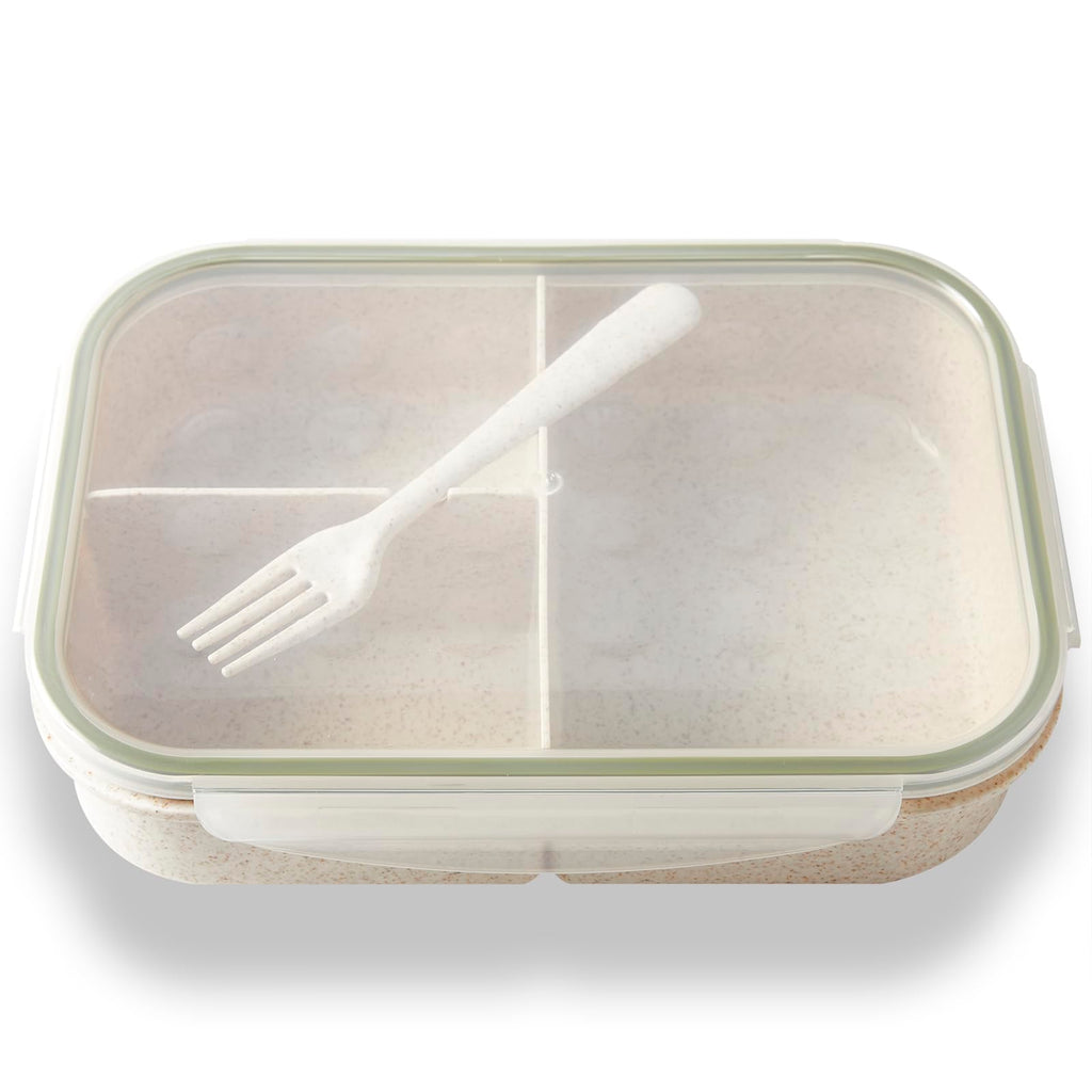 SEVENY Bento Lunch Box For Adults & Body Builders, White
