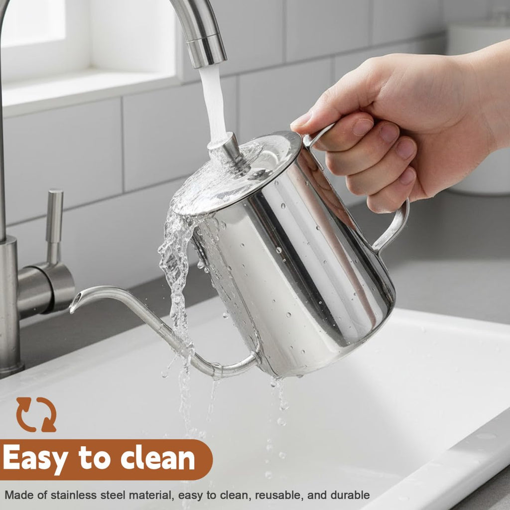 Gooseneck Kettle, 600ML Coffee Pour Kettle with Thin Spout
