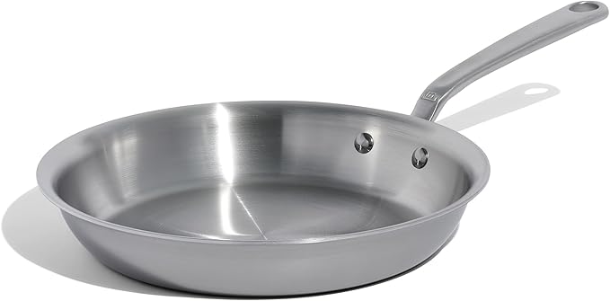 Made In Cookware - 8-Inch Stainless Steel Frying Pan - 5 Ply Stainless Clad - Professional Cookware - Crafted in Italy - Induction Compatible