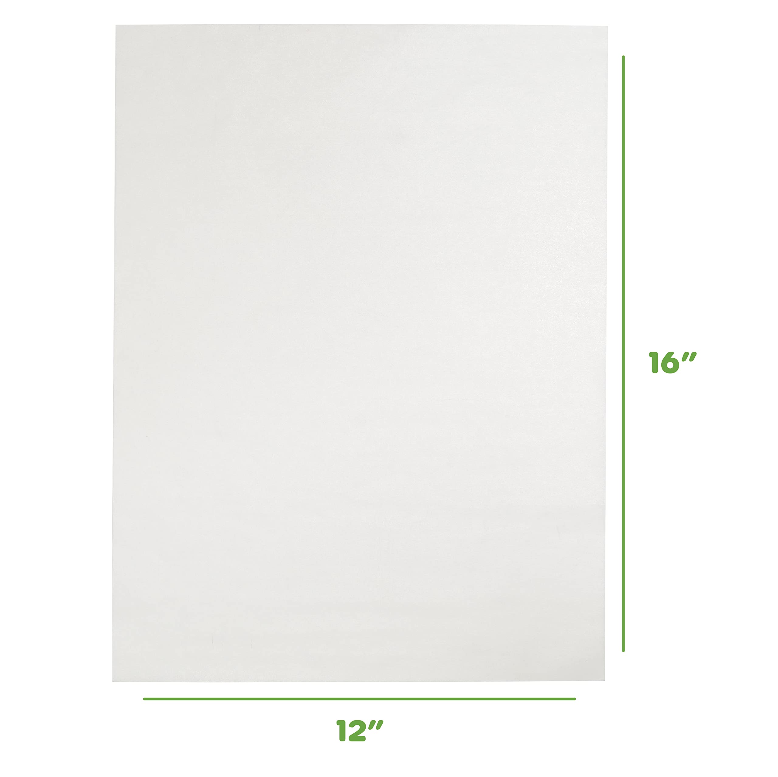 GUSTO [12 x 16 Inch - 200 Count] Pre-Cut Parchment Paper Baking Sheets, Non-Stick, Unbleached, Parchment Paper Sheets for Baking & Cooking - White (Formerly Comfy Package)