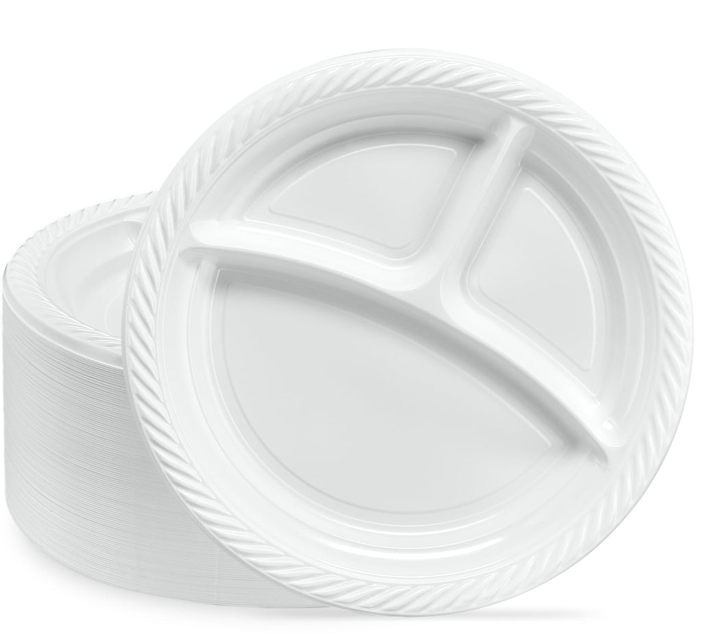PLASTICPRO Round Plastic 12 ounce Bowls Microwaveable 200 Count