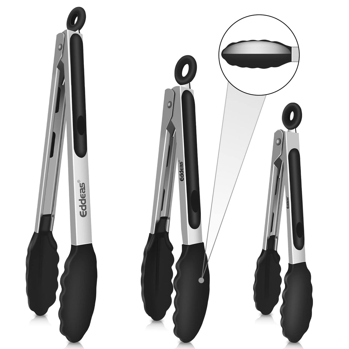 12PCS Mini Tongs For Serving, 2 Sizes 6 & 4 Inch Ice Tongs Mini Gold Sugar Stainless Steel Tong, Small Kitchen Tiny Food Tongs for Appetizers,Tea Party, Coffee Bar,Desserts & Ice Bucket