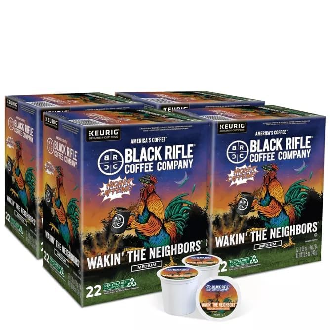 Black Rifle Coffee Company Vanilla Bomb Medium Roast Coffee K-Cups – Single-Serve Coffee Pods