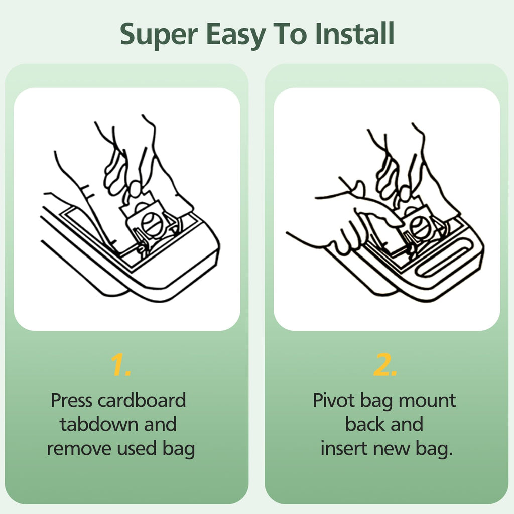 Type C/Q Vacuum Bags Replacement for Kenmore, 20 Pack