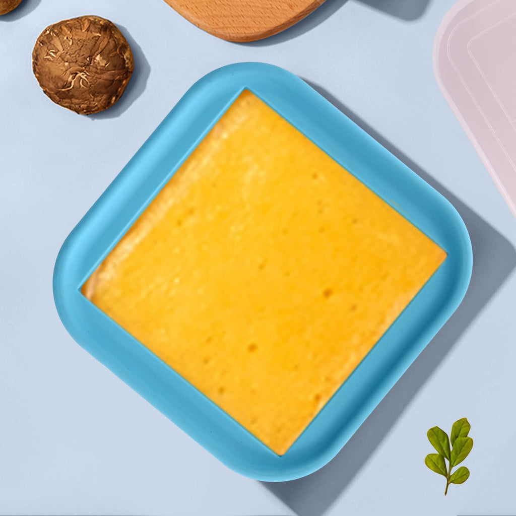 Kinggrand Kitchen 2 Cup Silicone Freezer Trays with Lid 2 Pack Silicone Freezer Molds Make 2 Perfect Soups, Broths, Stews, Sauces, Curries