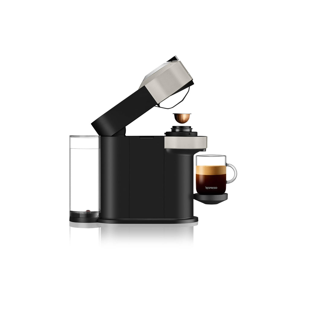 Nespresso Vertuo Next Coffee Machine with Milk Frother, Light Grey