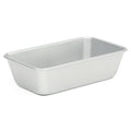 Martha Stewart Gallen 9 Inch Nonstick Carbon Steel Loaf Pan - Silver Durable Bakeware for Bread, Meatloaf & Cakes