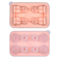 UIVXXUD Cute 3D Cat Ice Mold, Kitty Ice Cube Tray Popsicle Molds (Green)