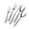 HIKAA 20PCS Silverware Set Service for 4,Premium Stainless Steel Cutlery Set, Mirror Polished Flatware Sets,Modern Kitchen Eating Utensils Set Include Spoons Forks Knives
