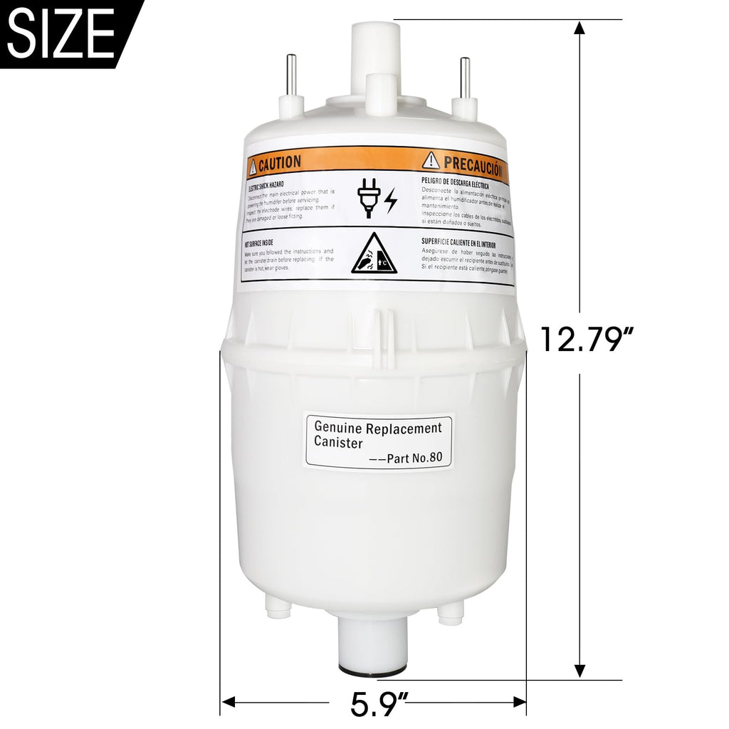 80 Replacement Canister for AprilAire 800 Steam Humidifier Models 800,865