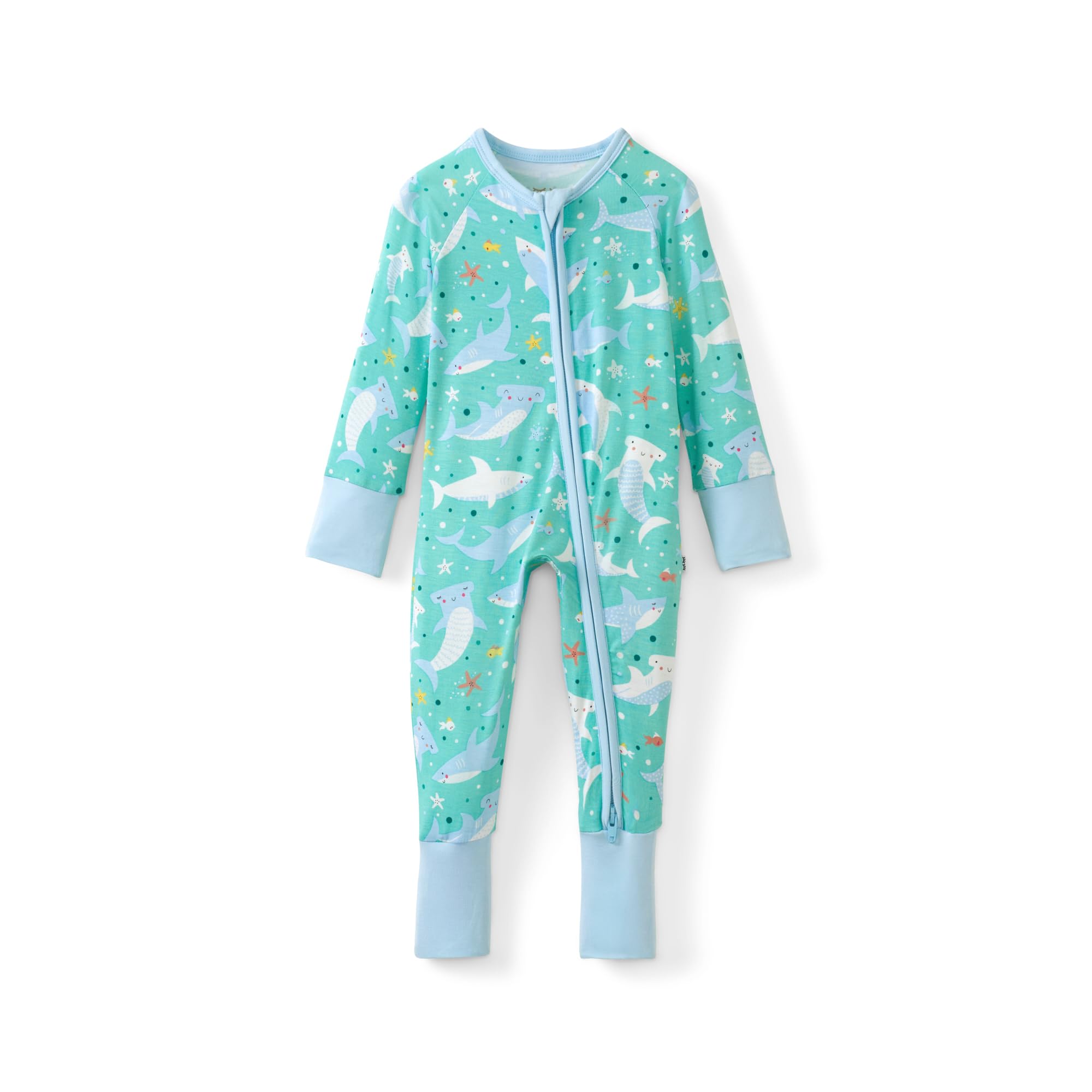 Little Sleepies Baby Pajamas, Shark Soiree, 18-24M