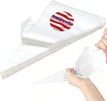 18 Inch Tipless Piping Bags for Royal Icing, Extra Thick Anti Burst Decorating Bags Butter Cream Cookies Decoration, Perfect for Professional Baking Lover