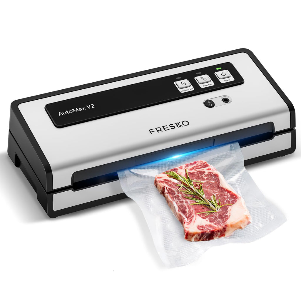 FRESKO Vacuum Sealer Machine with Automatic Bag Detection, Compact Design
