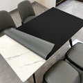 Zinkooat Table Pad for Dining Room Table - Can Be Used On Both Sides Waterproof and Easy to Clean Good Flatness Used for Dining Table(Black+Gray 44x72)