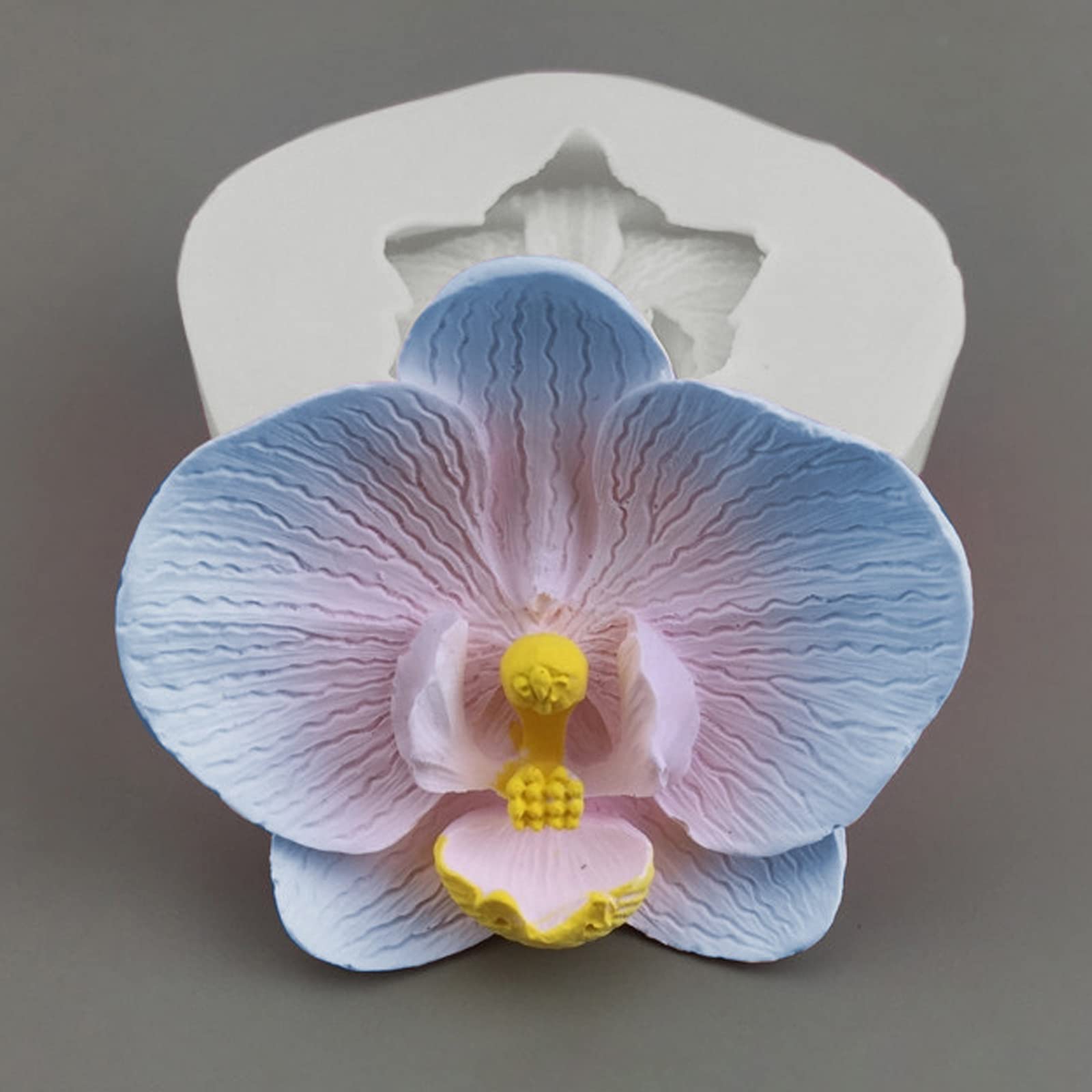 Phalaenopsis Scented Candle Resin Mold - Resin Casting Silicone Molds for Home Decor & Candle Making Wave Spiral Mold