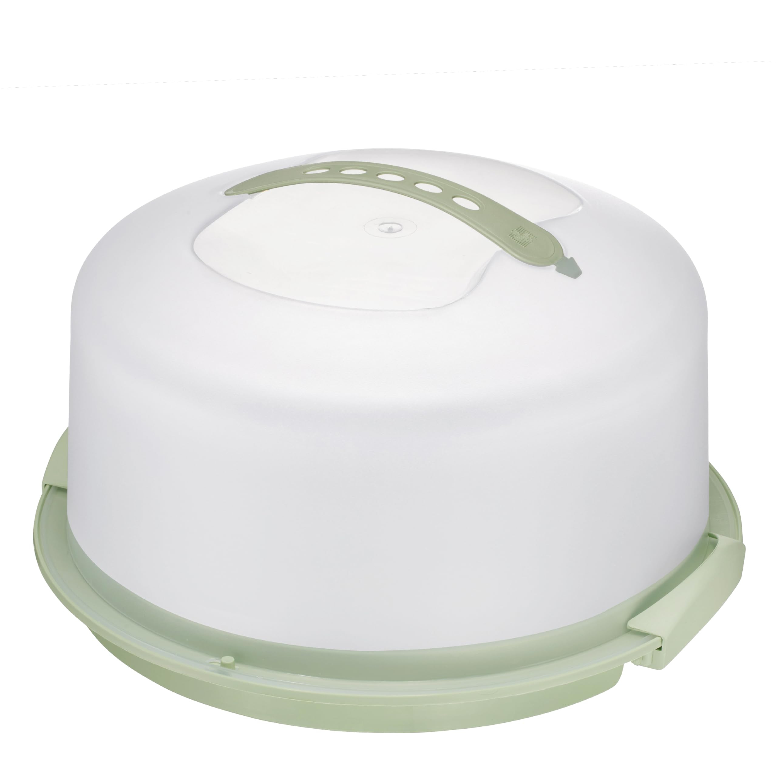 Tribello Extra Large Cake Storage Container, Cake Carrier With Handle Holds Cake 12 X 12 X 5 (Mint Green)