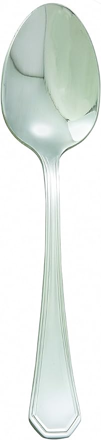 Winco 8 3/4" Silver Victoria Stainless Steel Tablespoon (Set of 12)