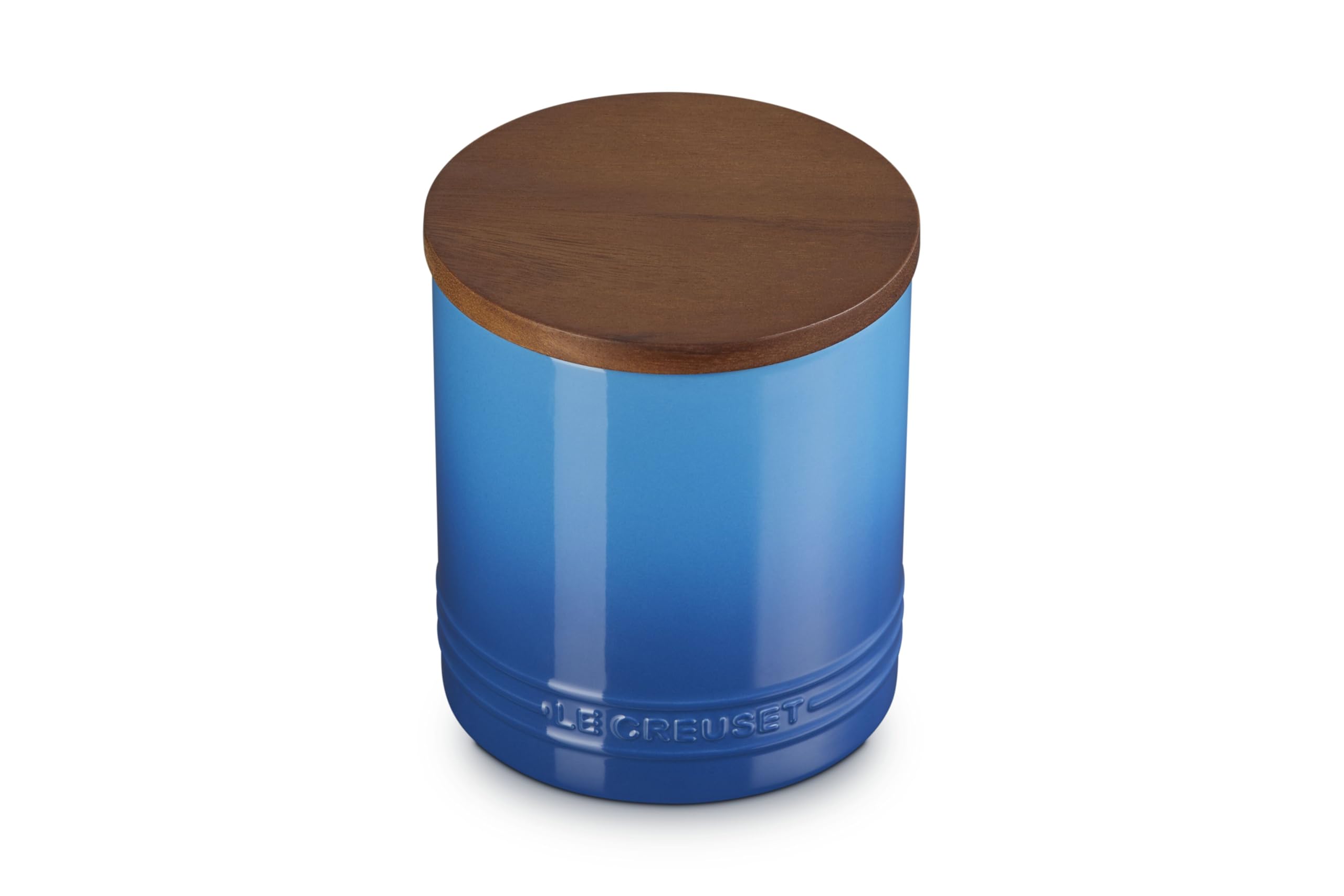 Le Creuset Stoneware Salt Cellar and Storage Canister, 38.4 oz, Marseille