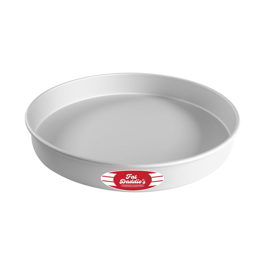 Fat Daddio's Anodized Aluminum Round Cake Pans, 2 Piece Set, 5 x 2 Inch