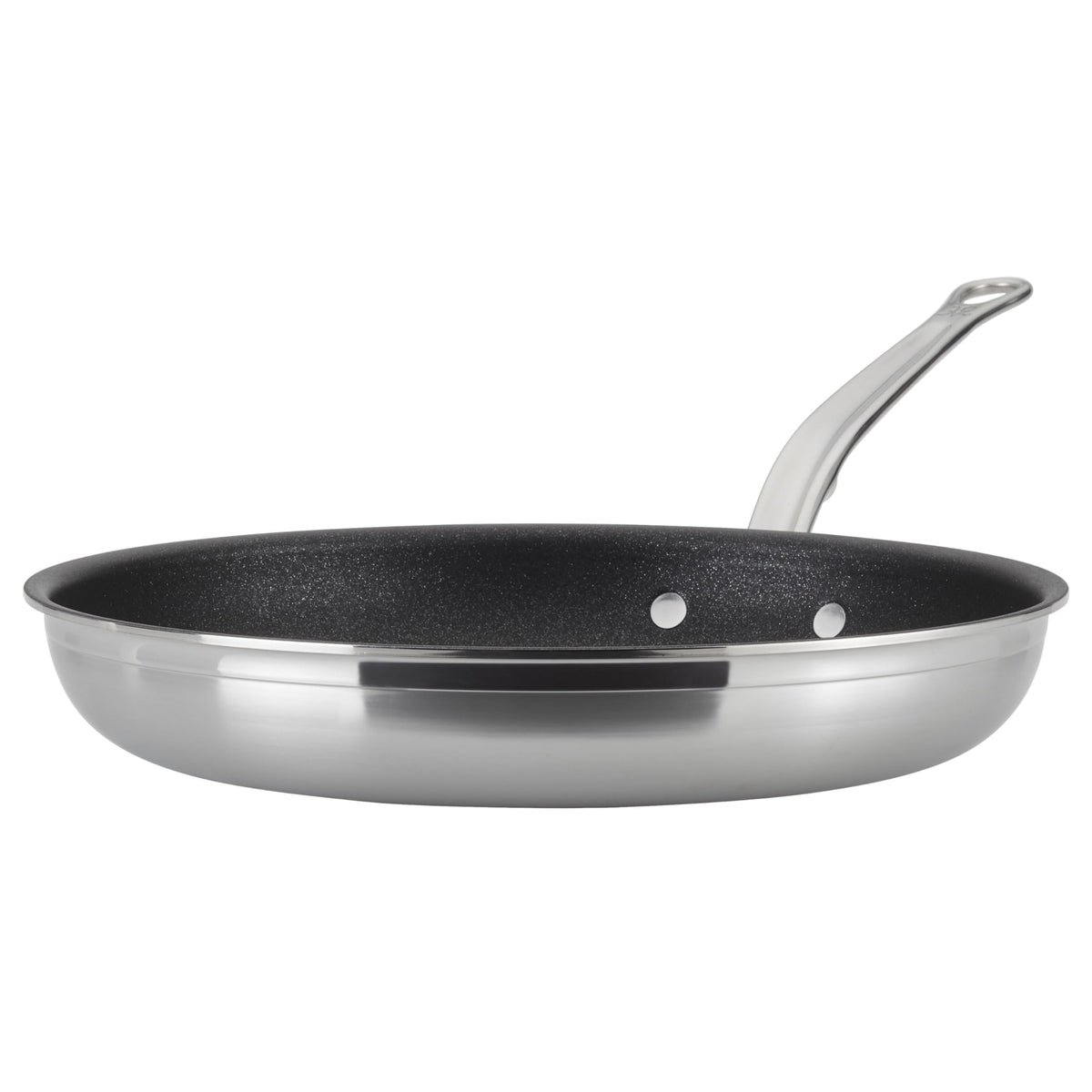 Hestan ProBond Forged TITUM - Professional Clad Stainless Steel, Nonstick, Frying Pan, (12.5-Inch), Induction Compatible, Made without PFOAs