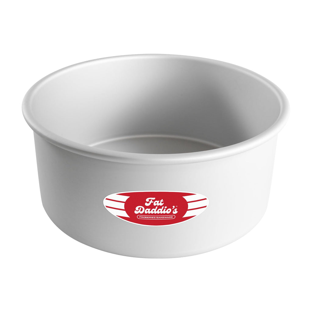 Fat Daddio's Anodized Aluminum Round Cake Pans, 2 Piece Set, 5 x 2 Inch