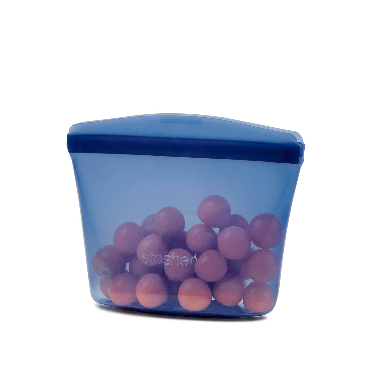 Stasher Silicone Reusable Storage Bag, 2-Cup Bowl, Reusable Freezer Bag, Microwave, Dishwasher, Oven Safe, Sous Vide, Lunch Containers, Eco Friendly, Food Storage Bags, Snack Bags, 16 oz, Lavender