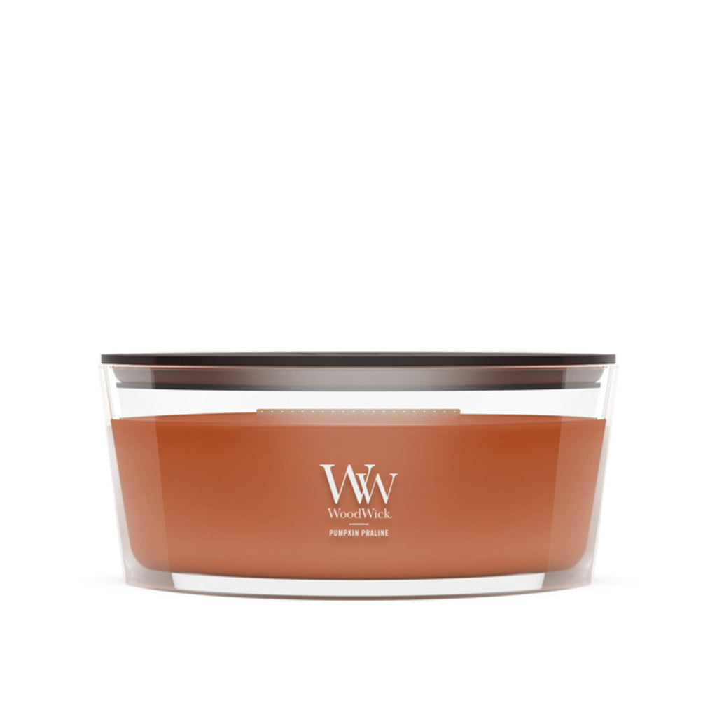 WoodWick Tonka & Almond Milk Scented Candle, Crackling Wick, 9.7oz