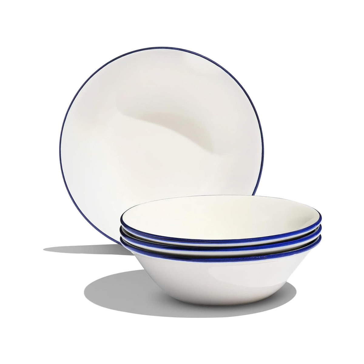 Made In Cookware - Set of 4 - Side Bowls - White - Porcelain - Crafted in England