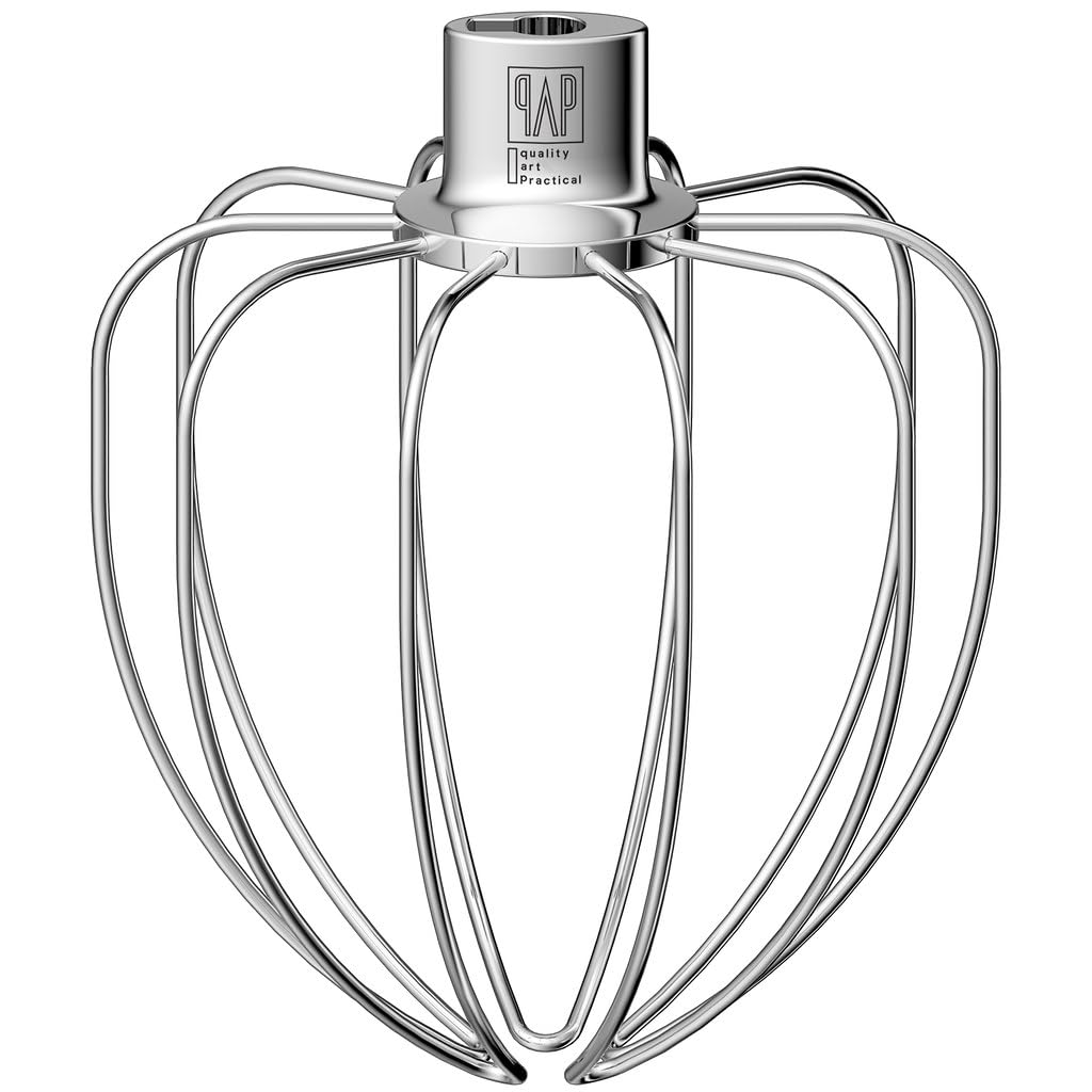 QAP Stainless Steel Wire Whip Fits KitchenAid 4.5 5 QT Tilt Head