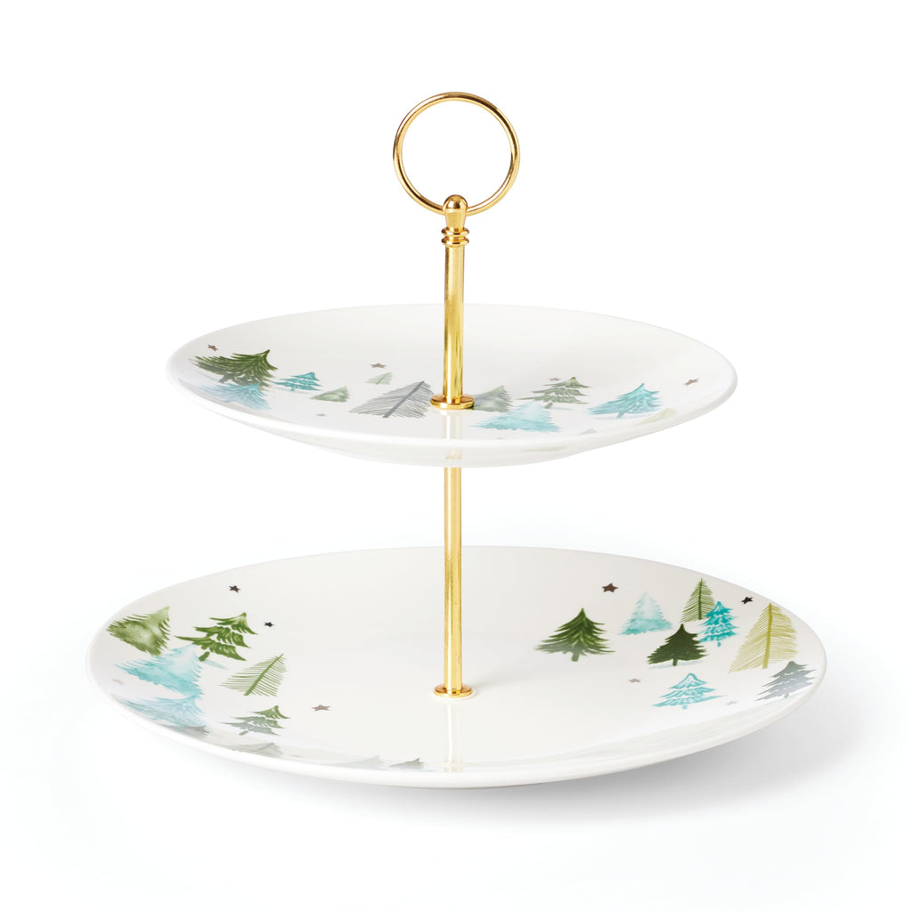 Lenox Balsam Lane Stoneware Christmas Serving Platter