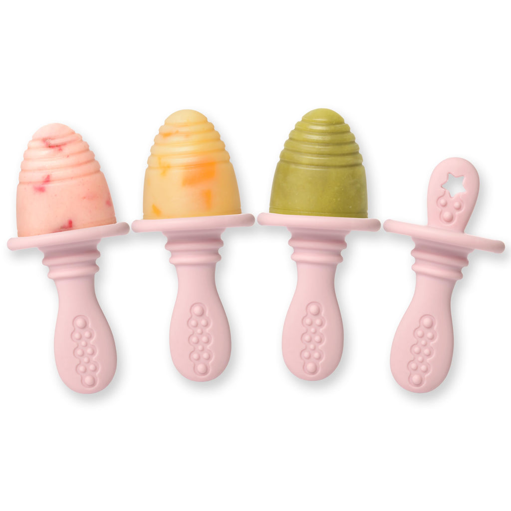 PrimaStella Silicone Chew Spoon Set for Babies and Toddlers | Safety Tested | BPA Free | Baby Spoon 6 Pack