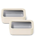 Caraway 2-Piece Glass Food Storage Set with Lids