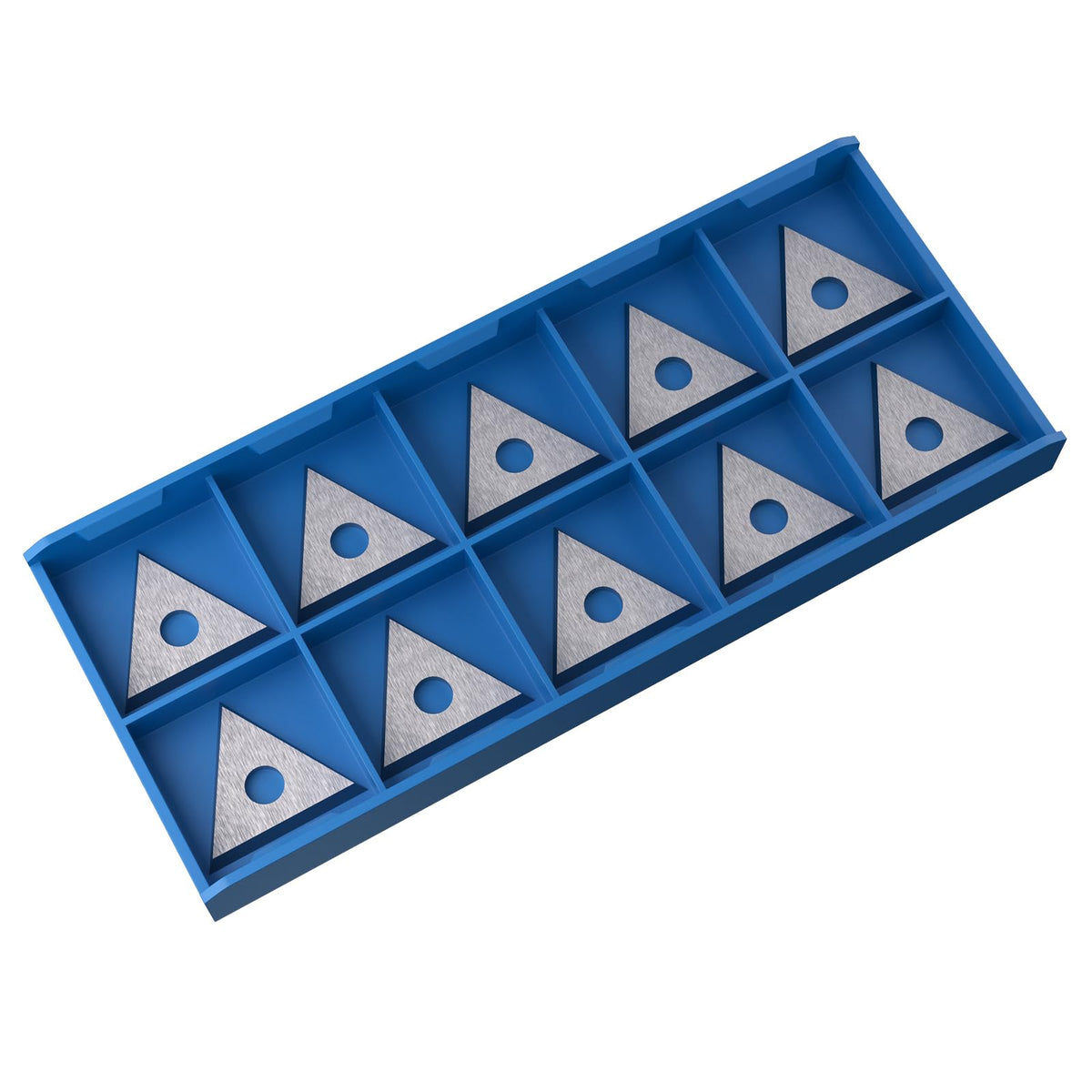 LU&MN Carbide Scraper Replacement Blades, 2.38" / 60×12×1.5mm Double-Edged Reversible Blades, Fits Most Handheld Paint, Glue& Grout Scrapers, 10Pieces