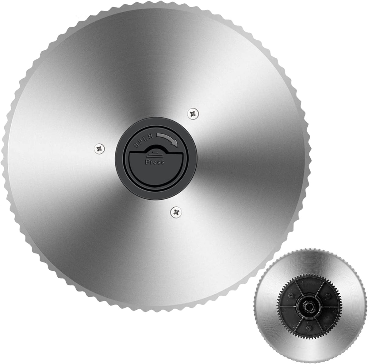 Meat Slicer Blade TOKASS 7.5'' Stainless Steel,Food Slicer Round Blade