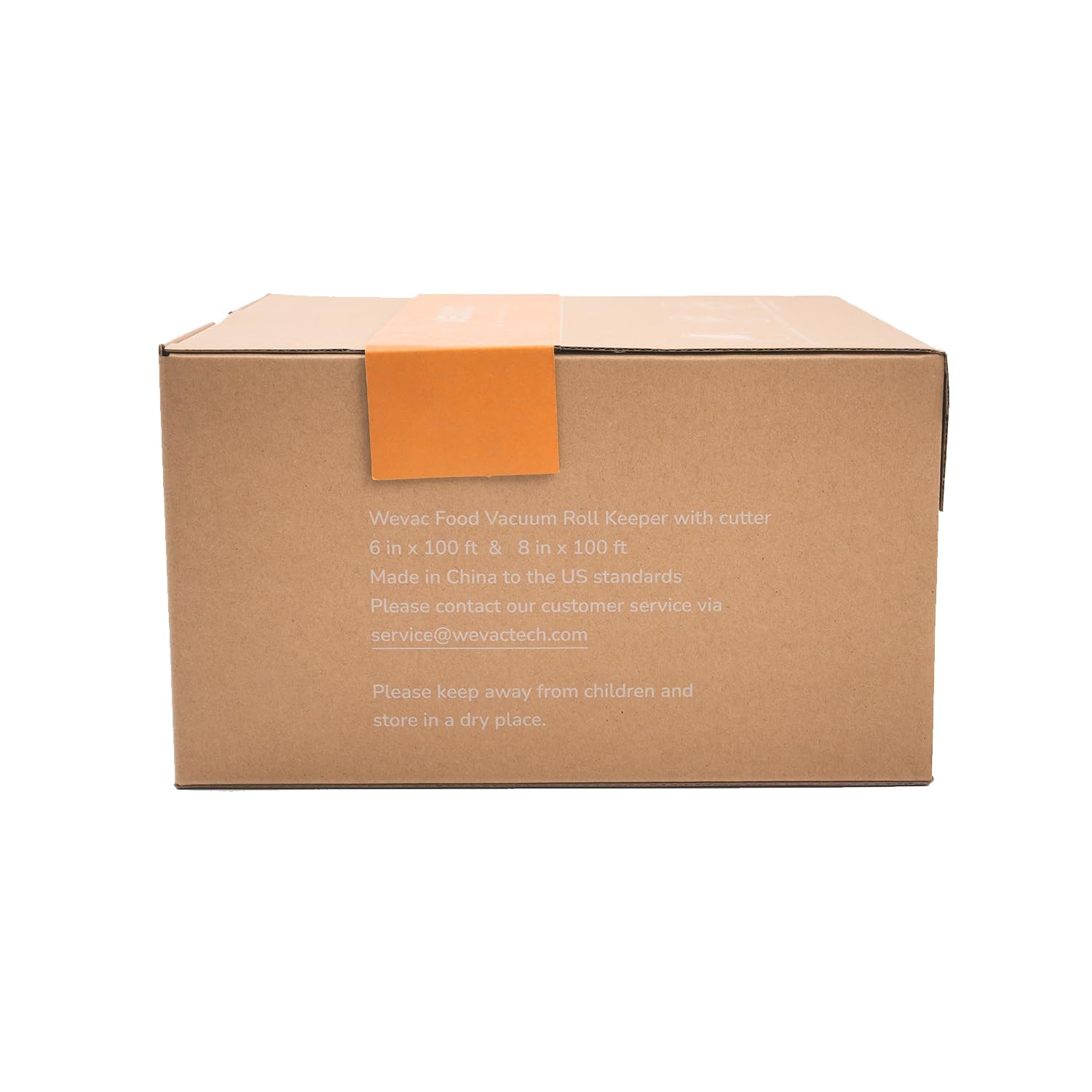 Wevac Vacuum Sealer Bags for Food, 6"x100' & 8"x100' Rolls with Cutter Box