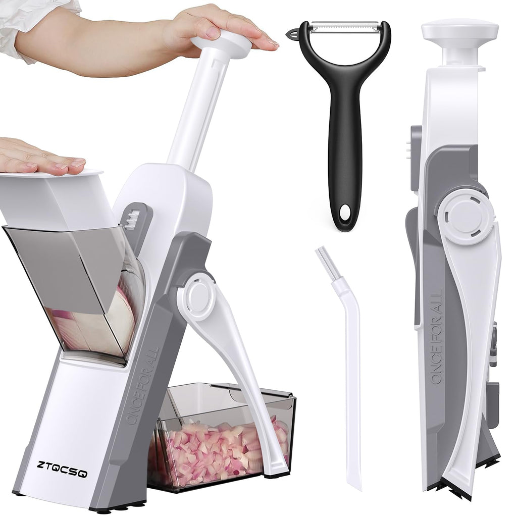 Safe Mandoline Slicer for Kitchen, Vegetable & Food Cutter (Only Slice)