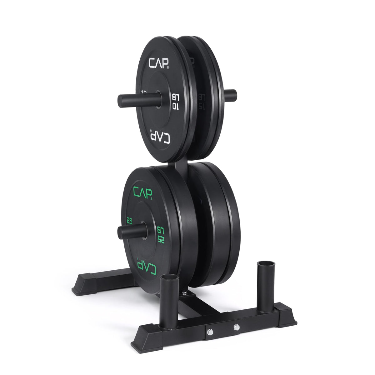 CAP 260lb Competition Olympic Bumper Plate Weight Set