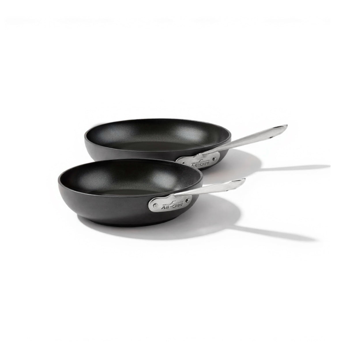 All-Clad HA1 Hard Anodized Nonstick Cookware Set 13 Piece Induction Oven Broiler Safe 500F, Lid Safe 350F Pots and Pans Black