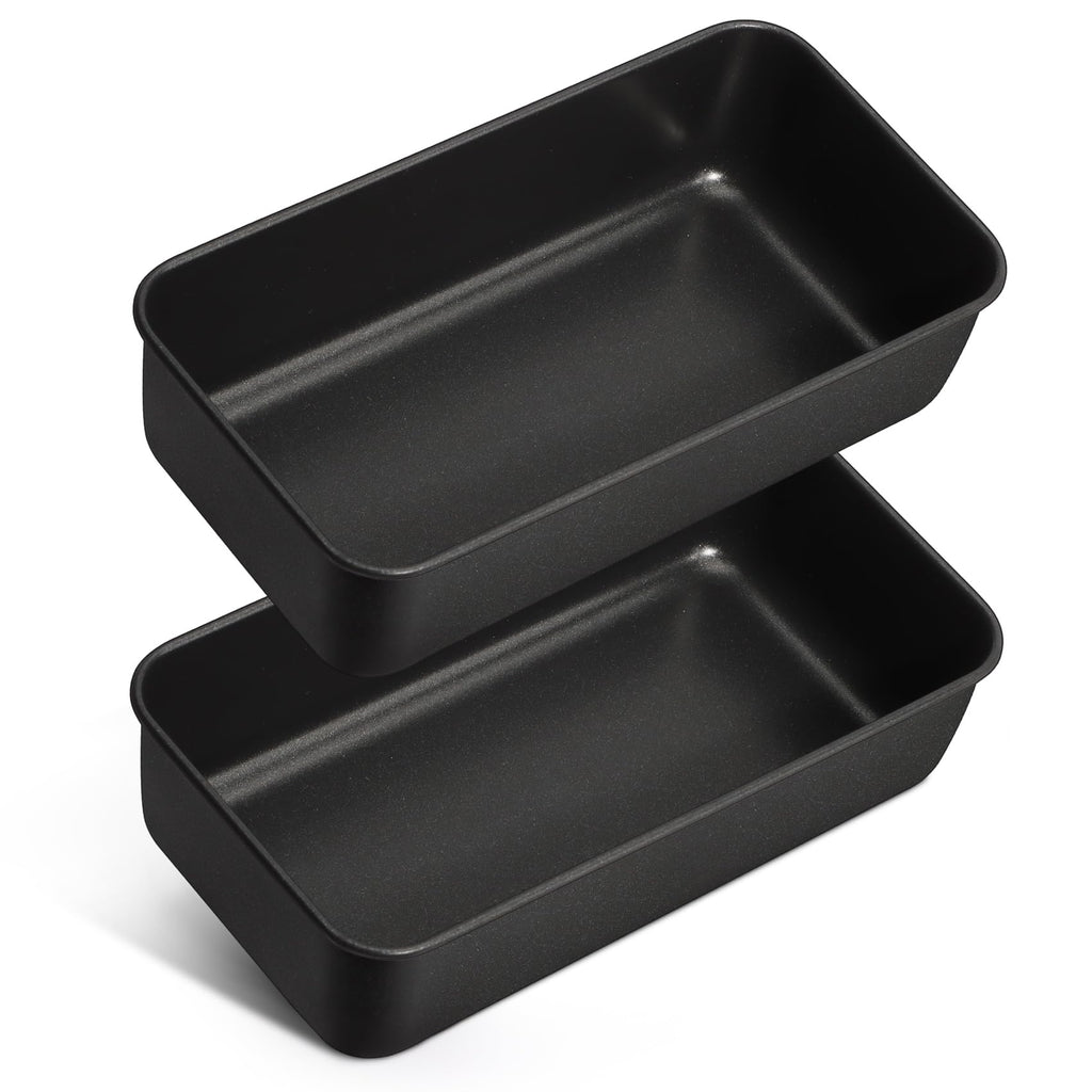 LIANYU Loaf Pan for Baking Bread, 9x5In Stainless Steel Bread Pan, 4 Pack