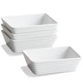 ONEMORE Baking Dishes for Oven, 9x13 Large Casserole Dishes for Oven with Roasting Racks, Rectangular Ceramic Baking Dish Set of 3 for Cooking & Serving, Deep Dish Lasagna Pan (3QT/2.1QT/1.3QT)